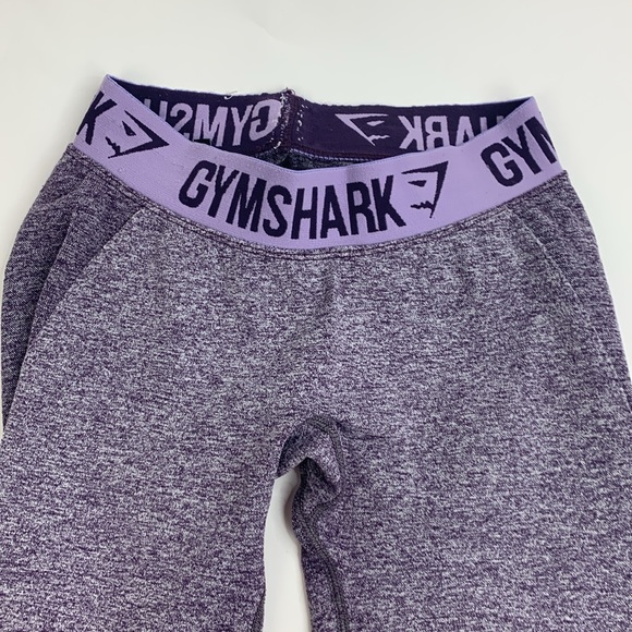 GYMSHARK Leggings Size XS Heather Purple with stretch Designer Workout - Picture 2 of 13